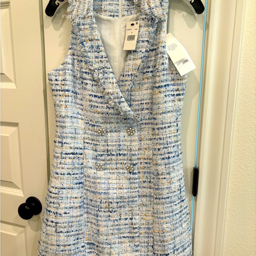 LIKELY Emerson sleeveless tweed dress - Size 8 NWT